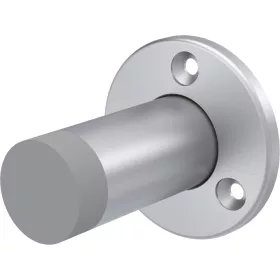   KWS fali ajtóütköző 2011 átmérő 55 mm magasság 100 mm acél ezüst lakkozott