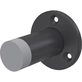   KWS fali ajtóütköző 2011 átmérő 55 mm magasság 100 mm acél fekete lakkozott