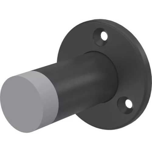 KWS fali ajtóütköző 2011 átmérő 55 mm magasság 100 mm acél fekete lakkozott