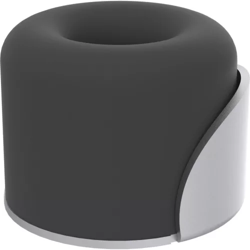 KWS ajtóütköző 2015 átmérő 40 mm acél ezüst lakkozott