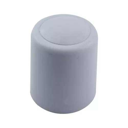Ajtóütköző - átmérő 30 mm magasság 32 mm szürke műanyag