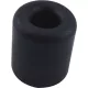 Ajtóütköző - átmérő 30 mm magasság 30 mm fekete gumi
