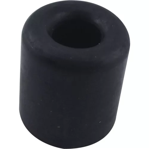 Ajtóütköző - átmérő 40 mm magasság 32 mm fekete gumi