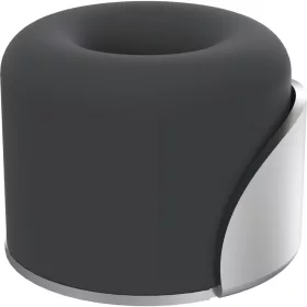 KWS ajtóütköző 2015 átmérő 40 mm nemesacél matt