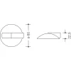 HEWI ajtóütköző 625 átmérő 85 mm ütköző 225 mm poliamid mélyfekete