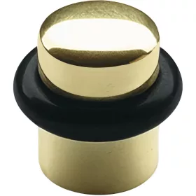 SOLIDO ajtóütköző - átmérő 25 mm  fényes réz