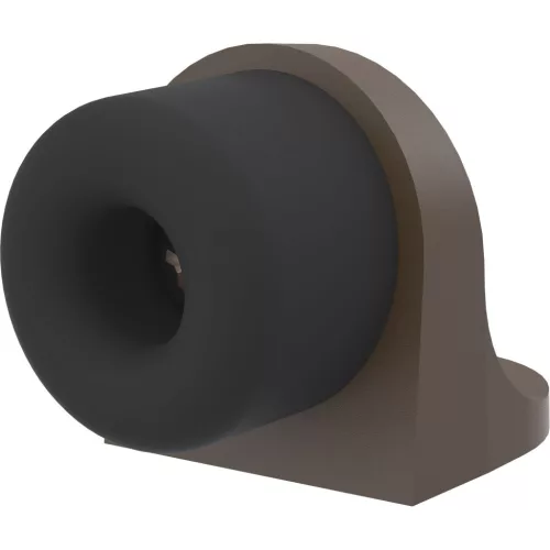 KWS ajtóütköző 2022 átmérő 40 mm alumínium sötétbarna eloxált