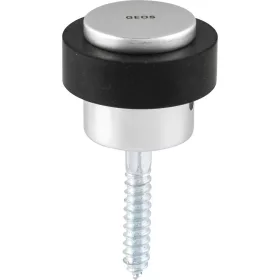   Ajtóütköző WG átmérő 48 mm magasság 38 mm gumigyűrű ütköző ezüst eloxált