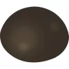 Ajtóütköző átmérő 30 mm magasság 12 mm falra szerelhető barna műanyag
