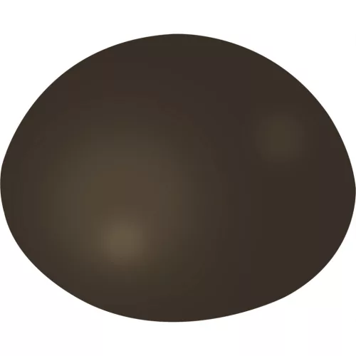 Ajtóütköző átmérő 30 mm magasság 12 mm falra szerelhető barna műanyag