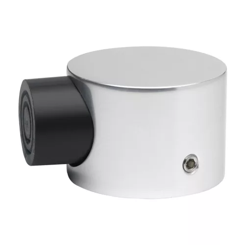 KWS ajtóütköző - átmérő 50 mm magasság 35 mm ezüst eloxált