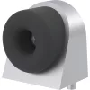 KWS ajtóütköző 2028 37x48x50mm alumínium ezüst lakkozott