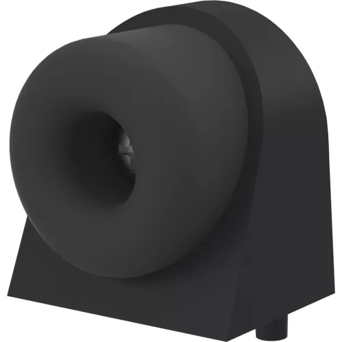 KWS ajtóütköző 2028 37x48x50mm alumínium fekete lakkozott