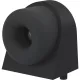 KWS ajtóütköző 2028 37x48x50mm alumínium fekete lakkozott