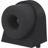 KWS ajtóütköző 2028 37x48x50mm alumínium fekete lakkozott