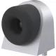 KWS ajtóütköző 2028 37x48x50mm alumínium ezüst eloxált