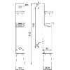 Ajtókitámasztó 1033 rúdkinyomás 30 mm 212 x 30 mm alumínium ezüst eloxált