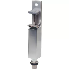   ajtókitámasztó 1037 padlópersellyel löket 30 mm alumínium ezüst eloxált/nem.