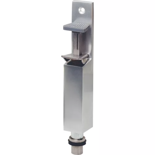 ajtókitámasztó 1037 padlópersellyel löket 30 mm alumínium ezüst eloxált/nem.