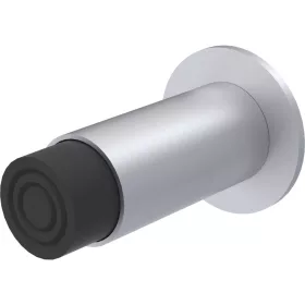   KWS fali ajtóütköző 2064 rugós puffer hossz 80 mm alumínium ezüst eloxált