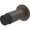 KWS fali ajtóütköző 2064 rugós puffer hossz 80 mm alu sötétbarna eloxált