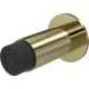 KWS fali ajtóütköző 2066 rugós puffer hossz 120 mm sárgaréz fényes
