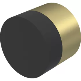   KWS fali ajtóütköző 2068 átmérő 30 mm hossz 25 mm alumínium sárgarézszínű eloxált
