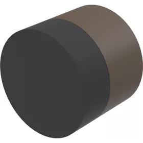   KWS fali ajtóütköző 2068 átmérő 30 mm hossz 25 mm alumínium sötétbarna eloxált