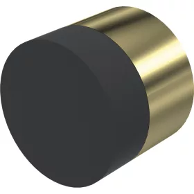   KWS fali ajtóütköző 2068 átmérő 30 mm hossz 25 mm sárgaréz fényes