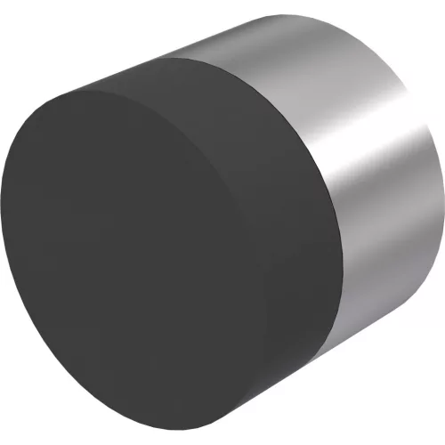 KWS fali ajtóütköző 2068 átmérő 30 mm hossz 25 mm nemesacél matt