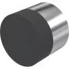 KWS fali ajtóütköző 2068 átmérő 30 mm hossz 25 mm nemesacél fényes