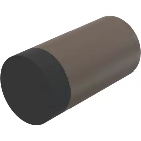   KWS fali ajtóütköző 2072 átmérő 30 mm hossz 100 mm alumínium sötétbarna eloxált