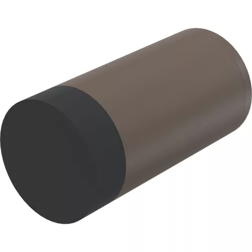 KWS fali ajtóütköző 2072 átmérő 30 mm hossz 100 mm alumínium sötétbarna eloxált