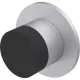 KWS fali ajtóütköző 2069 átmérő 30 mm hossz 28 mm alumínium ezüst eloxált