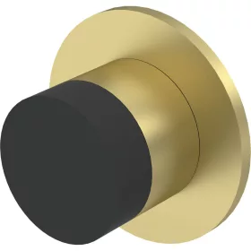   KWS fali ajtóütköző 2069 átmérő 30 mm hossz 28 mm alumínium sárgarézszínű eloxált