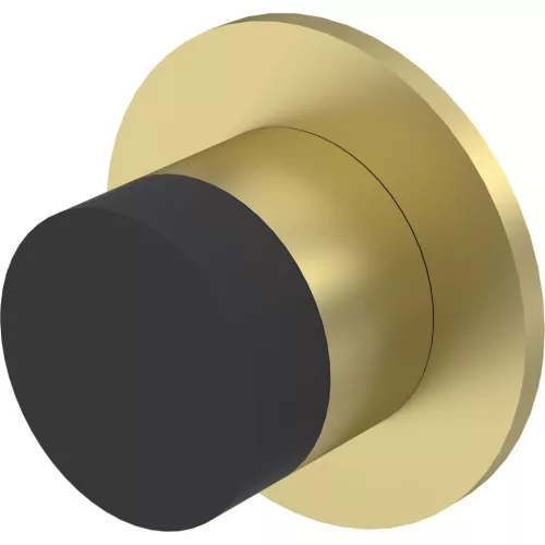 KWS fali ajtóütköző 2069 átmérő 30 mm hossz 28 mm alumínium sárgarézszínű eloxált