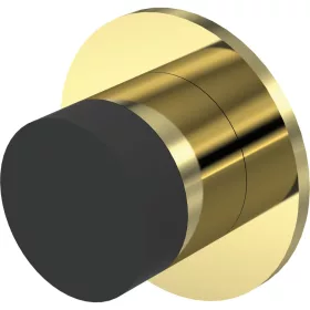   KWS fali ajtóütköző 2069 átmérő 30 mm hossz 28 mm sárgaréz fényes