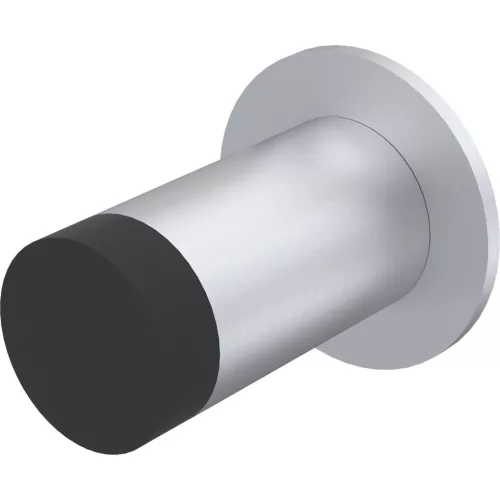 KWS fali ajtóütköző 2074 átmérő 30 mm hossz 60 mm alumínium ezüst eloxált