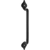 ajtófogantyú ANTIK - egyenes 250mm ? 12mm horganyzott feketített acél