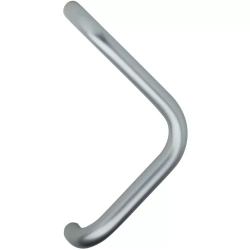 KWS ajtófogantyú 84 - szögl. 380mm lyuktáv. 350mm ? 30mm rozsdamentes