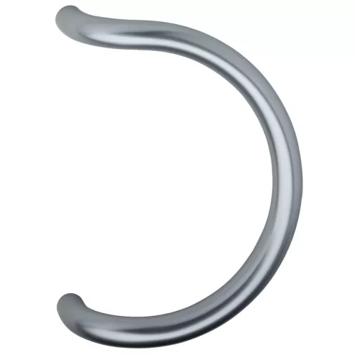 KWS ajtófogantyú 84 - félkör 380mm lyuktáv. 350mm ? 30mm rozsdamentes
