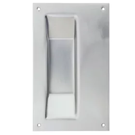   KWS tolóajtó kagylófogantyú 5206 szögletes 120 x 200 mm acél sötétbarna lakk.