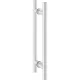 KWS ajtófogantyú 8142 - hossz 350 mm alumínium ezüst eloxált