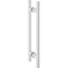 KWS ajtófogantyú 8142 - hossz 350 mm alumínium ezüst eloxált