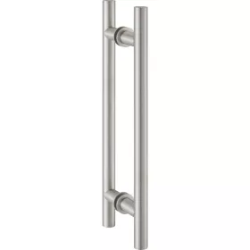   KWS ajtófogantyú 8142 - hossz 350 mm alumínium nemesacél hatás