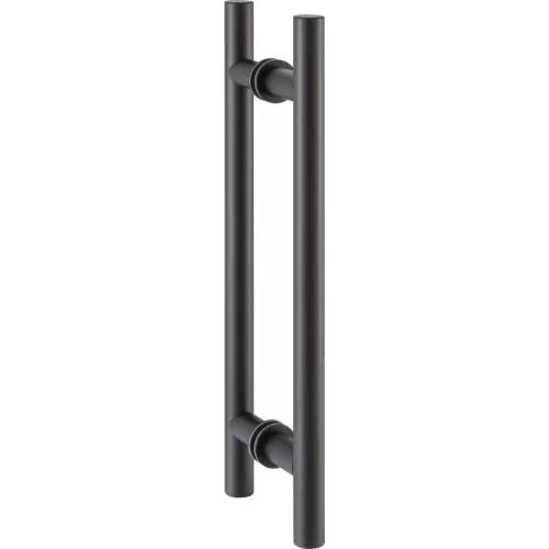 KWS ajtófogantyú 8142 - hossz 350 mm alumínium fekete matt