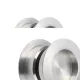 KWS tolóajtókagyló pár 5251 kerek ajtóvast. 38-42 mm alu ezüst eloxált
