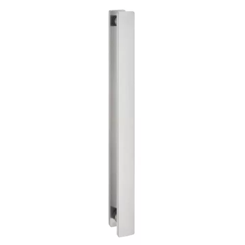 KWS ajtófogantyú 8527 lapos fa tolóajtóhoz 500mm lyuktáv.450mmnemesacél matt