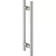 KWS ajtófogantyú 8142 - hossz 720 mm alumínium nemesacél hatás