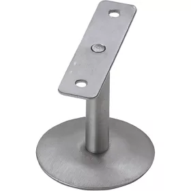   Lépcsőkorláttartó lapos rozetta ? 61 mm faltáv.  58 mm nemesacél